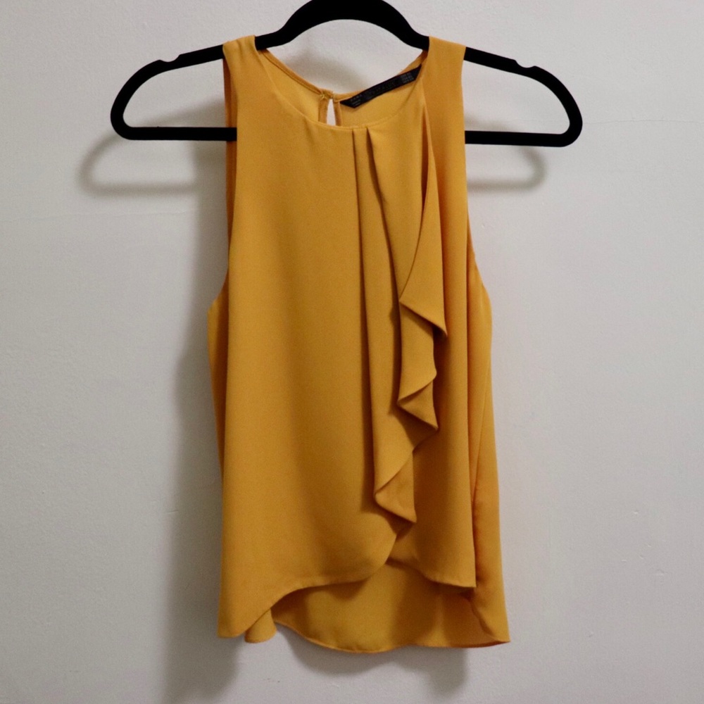 Zara ruffle top